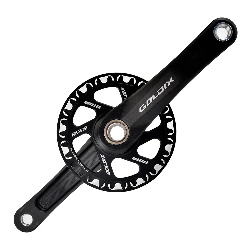 GOLDIX Kids Folding Bike Crank 28/30/32/34/36T Sprocket Ultralight Hollow for SHIMANO SRAM Shifting System Integrated Crankset