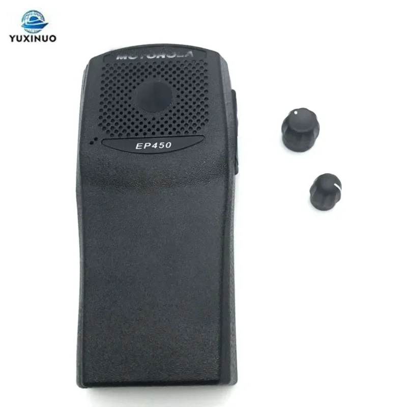 New Front Casing Shell Repair Housing Cover Case with Volume Knobs for Motorola EP450 EP-450 Radio Walkie Talkie Accessories