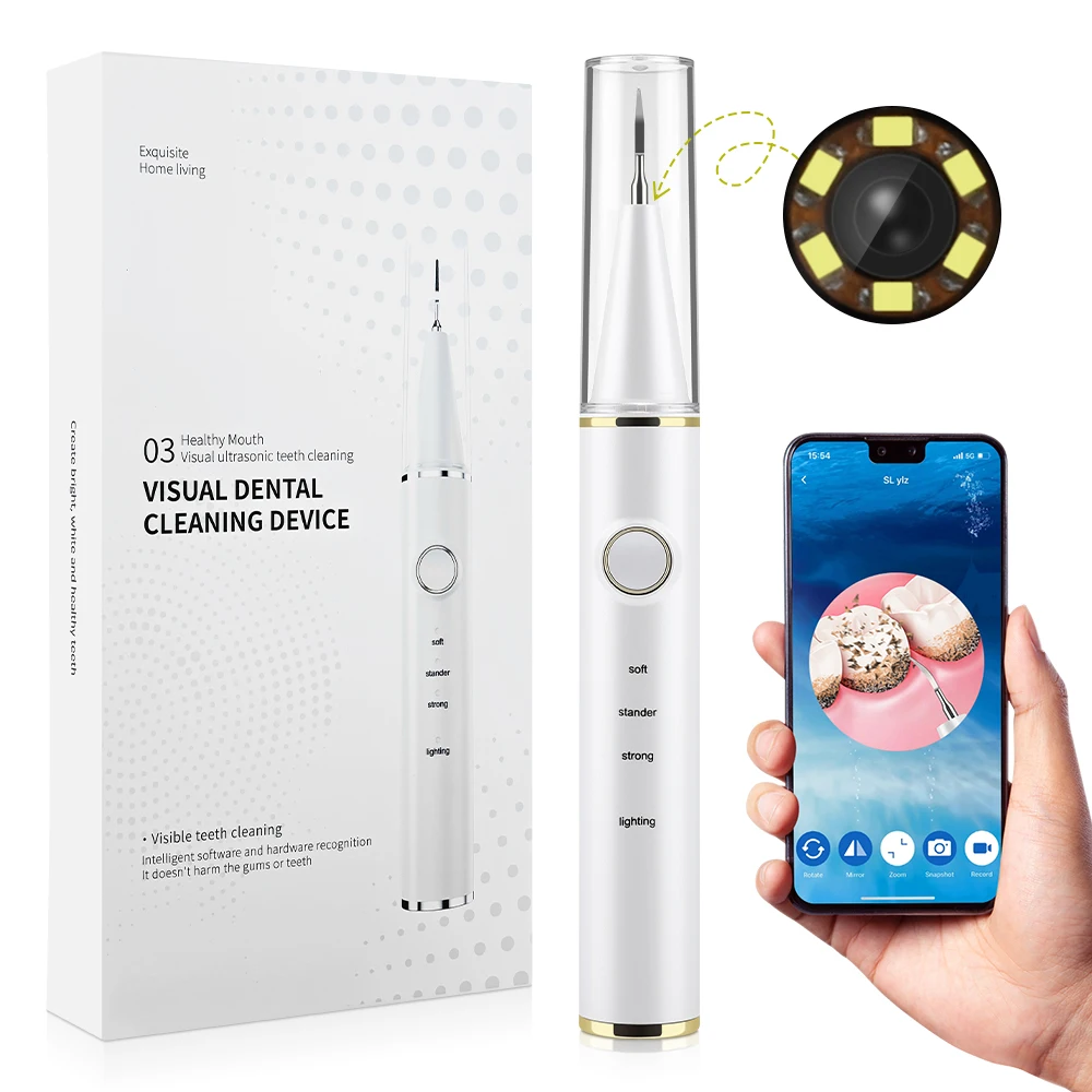 

Ultrasonic Electric Sonic Dental Calculus Scaler Oral Teeth Tartar Remover Plaque Stains Cleaner Removal Teeth Whitening