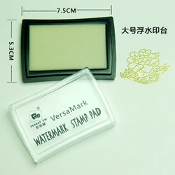Glue Watermark Station Watermarking Station Transparent Small / Medium / Large Diy Printing Embossed Powder Printing Pad
