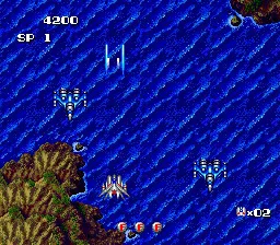 16bits PC Engine HU-CARD : TERRA CRESTA II MANDORA NO GYAKUSHU ( Japan Version!! )