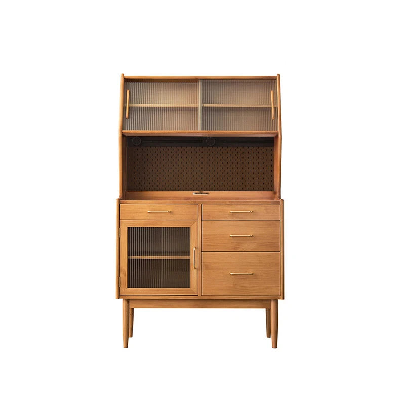 Display Luxus Sideboard Nordic Schubladen Holz Glas Vitrine Seite Schrank Dekoriert Regal Muebles De Cocina Schlafzimmer Möbel