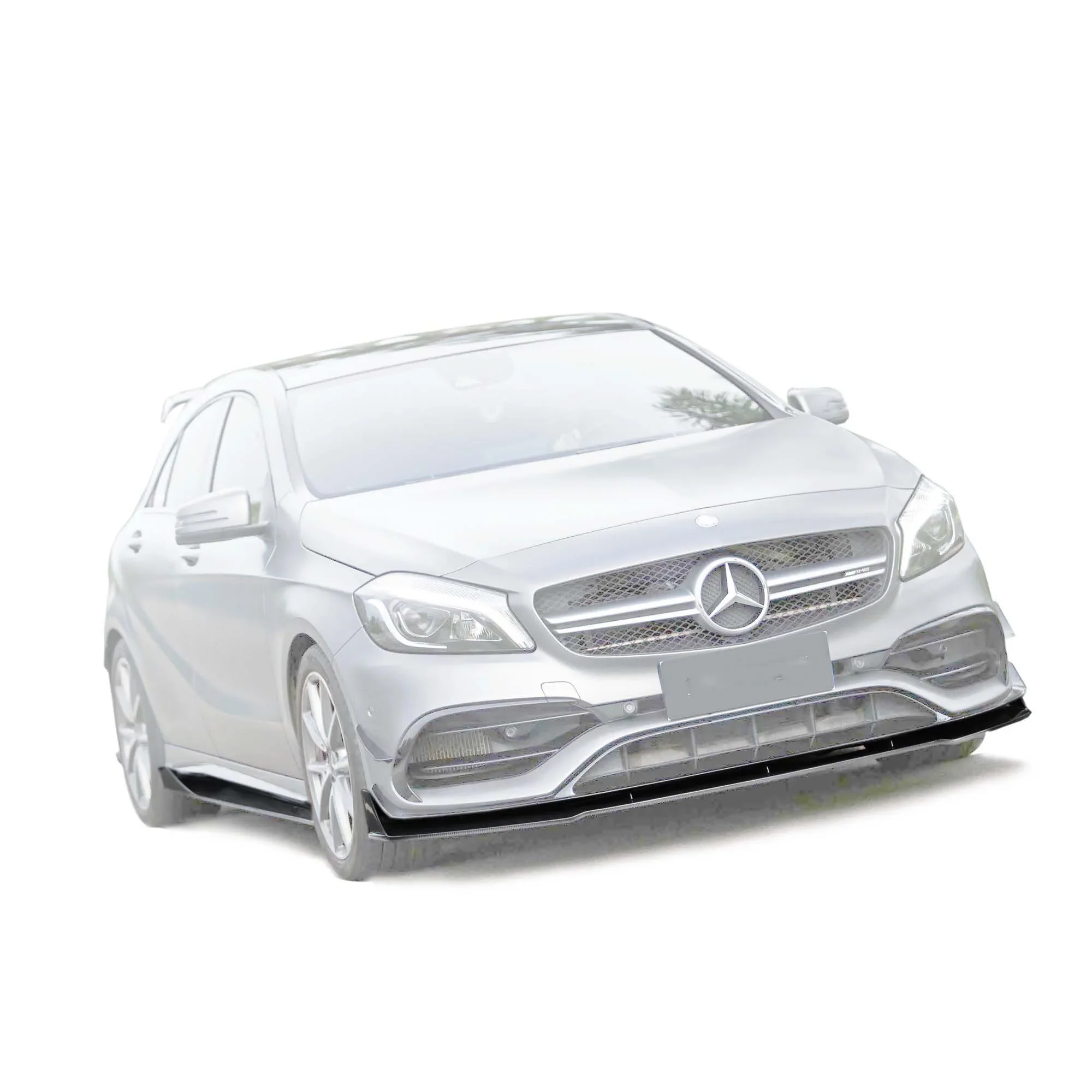 Body Kit For Mercedes-Benz A-Class W176 A200/A260/A45 Front Lip Side Spoiler Rear Spoiler