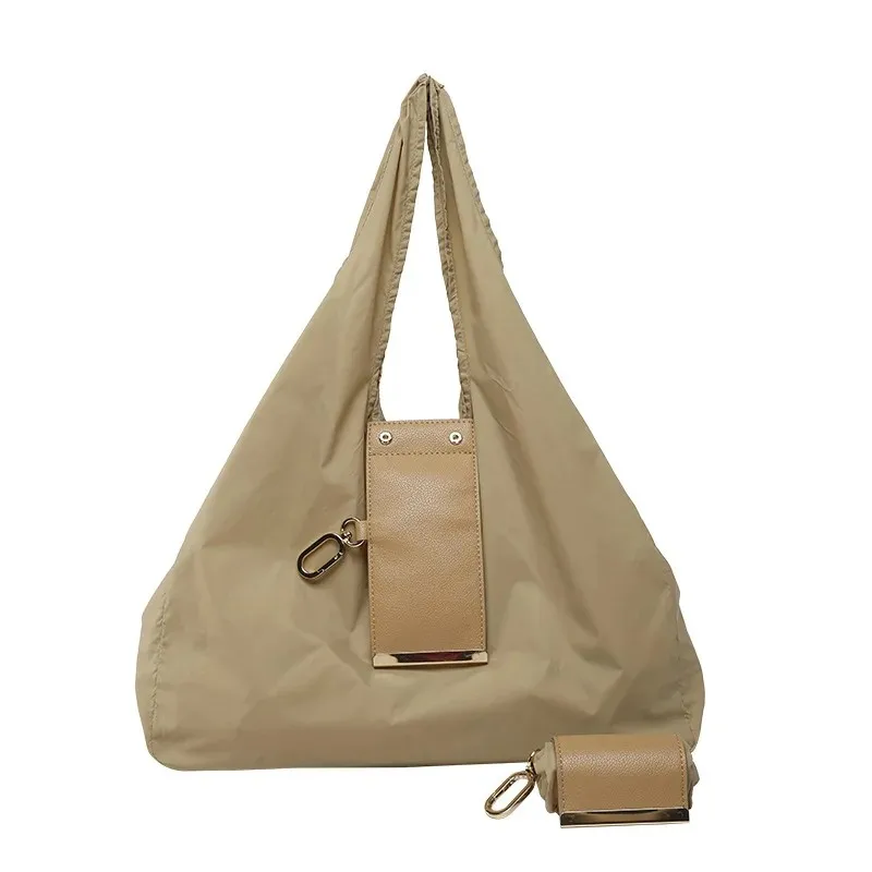 

1PCS PU Polyester High Quality Hanging Bag for Shopping Large Capacity Foldable Portable Shopping Bag,Storage bag