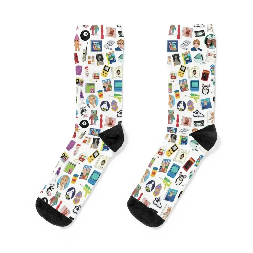 

Everything 90's Socks designer brand cotton cartoon Socks Woman Men's