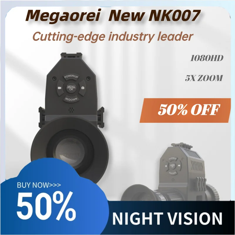 

Pro-Grade BinocularsPortable NK007 Monocular Telescope - 400m Night Vision Range + Laser Illuminator, Ideal For Outdoor Hunting