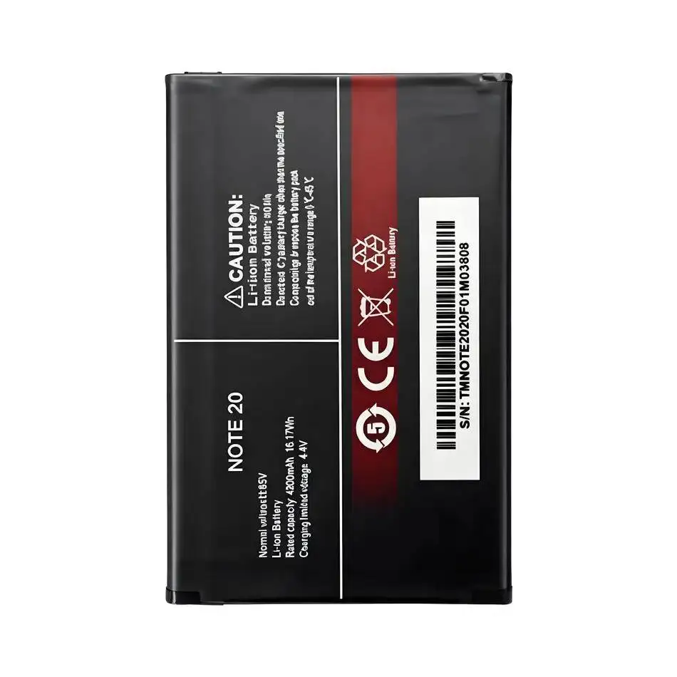 بطارية هاتف محمول بديلة ممتازة بقدرة 4200 مللي أمبير في الساعة Note20 لهاتف Cubot Note 20 Pro