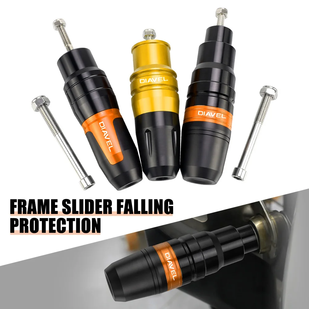 

FOR DUCATI DIAVEL X Diavel S Motorcycle Accessories Exhaust Crash Pads Protector Falling Protection Frame Slider Diavel X