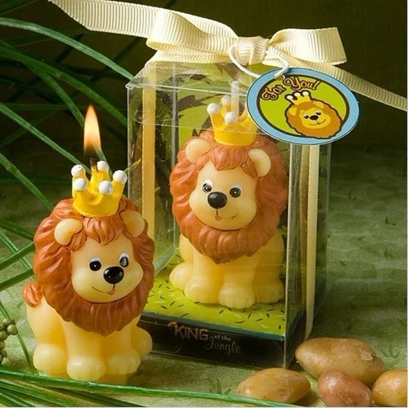 7pcs Lion King Atmosphere Candles Manual Hand-painted Children's Birthday Party Creative Crafts Constellation Cake Candle