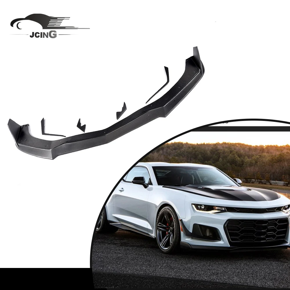 

Lightweight car accessories SS Style For Chevy Camaro Carbon Fiber Front Bumper Lip 2014-2015