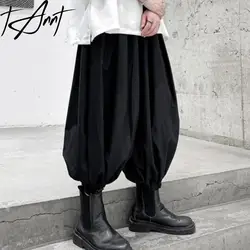 Tannt Women Pant Fashion Black High Waist Ankle-length Pants Vintage Casual Loose Women Bloomers Pants 2024 New