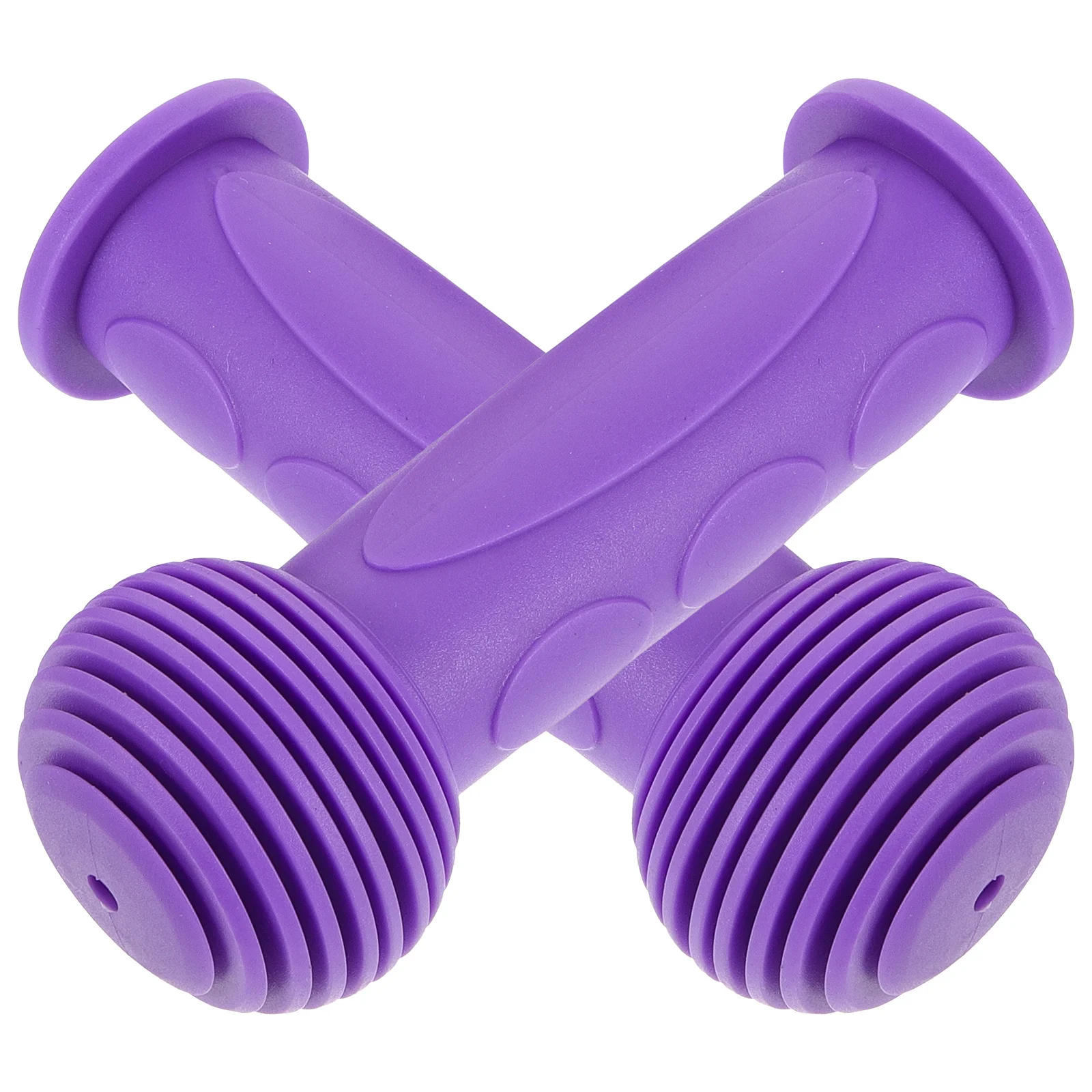 

2pcs Bike Handlebar Grips Rubber Kids Tricycle Purple Sweat-Absorption Anti-Slip Bicycle Hand Covers Protector