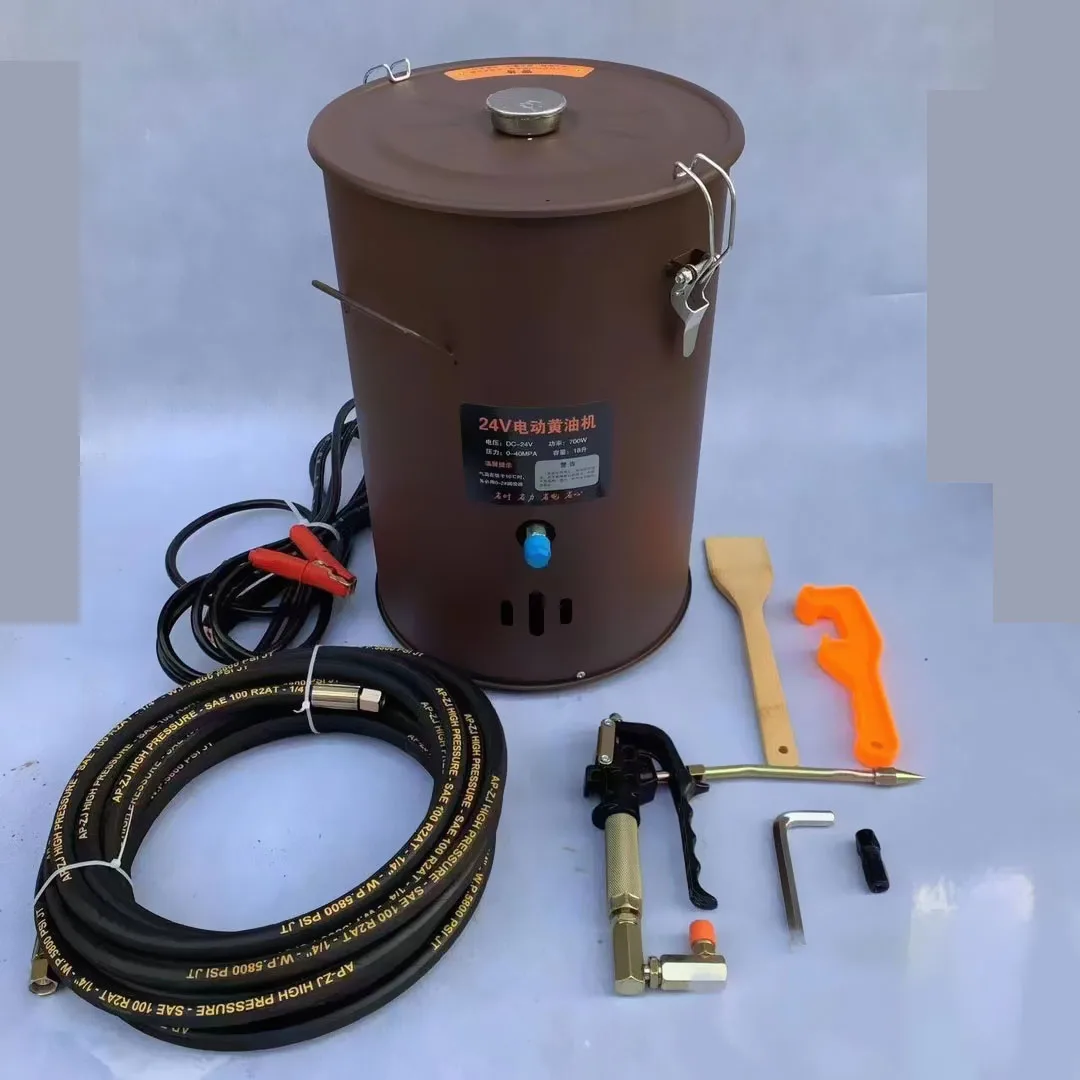 Electric Grease Pump 15-18L Motorised Lubrication Dispenser Electric Grease Lubrication Pump 24V/220V Electric Grease Machine