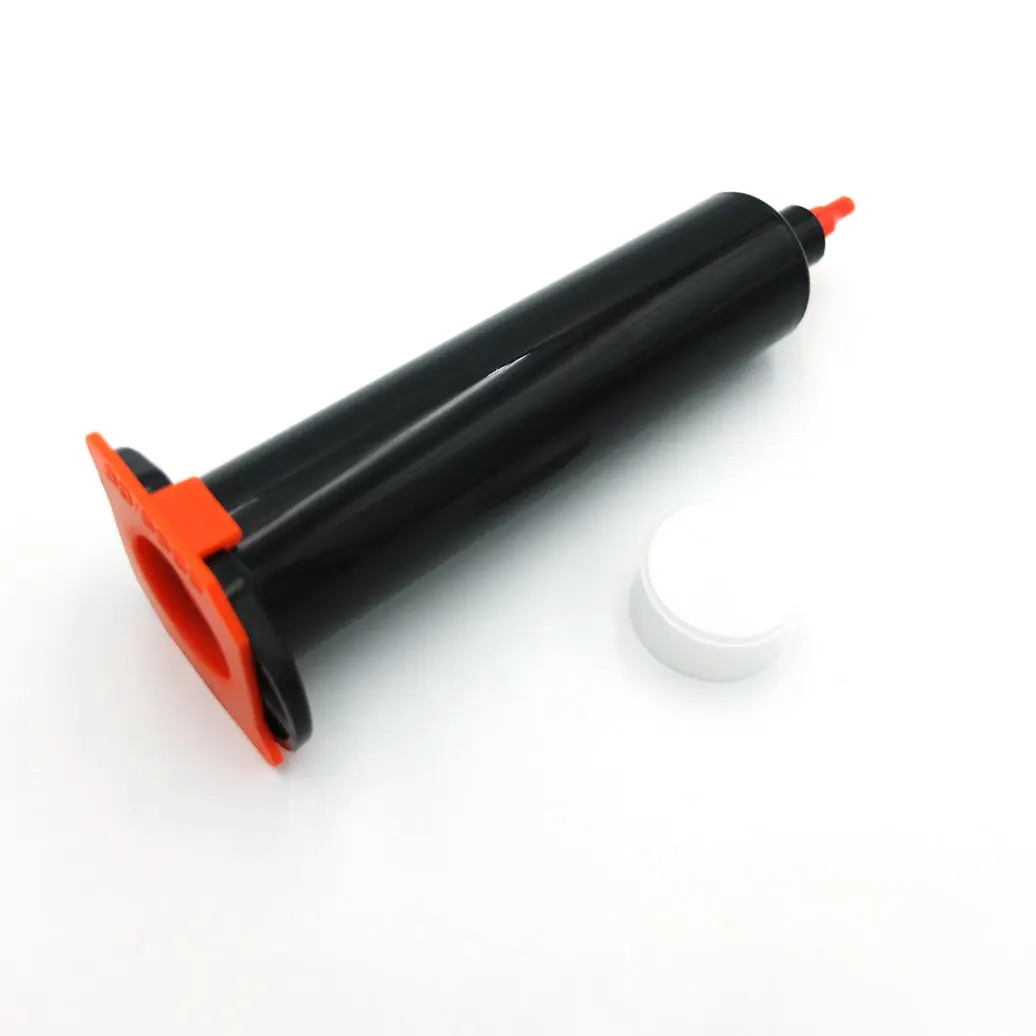 Imagem -04 - Black Air Dispense Seringa Cartuchos de Cola Dispenser Líquido Barrel Piston Tip Cap End Cap 30cc Pcs