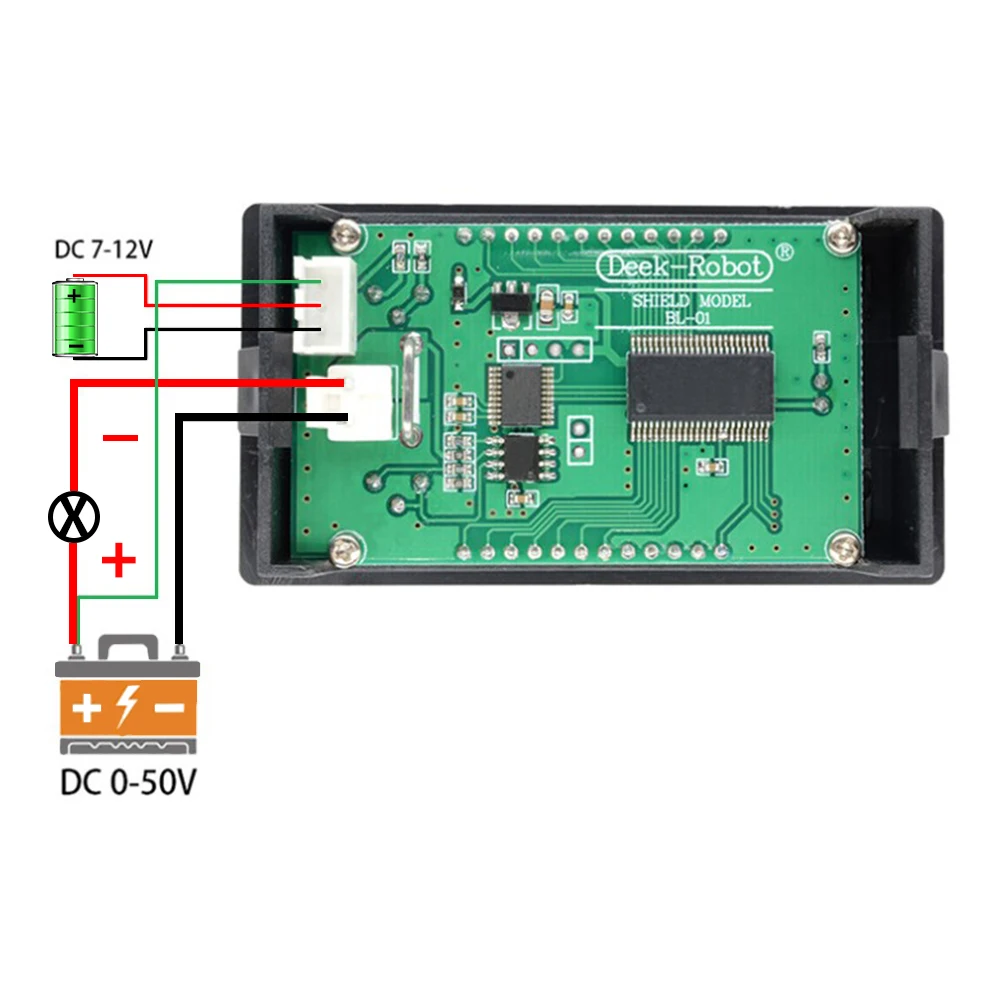 LCD Digital Voltmeter Ammeter Wattmeter Voltage Current Power Meter Volt Detector Tester Monitor DC 0 to 100V 10A 1000W