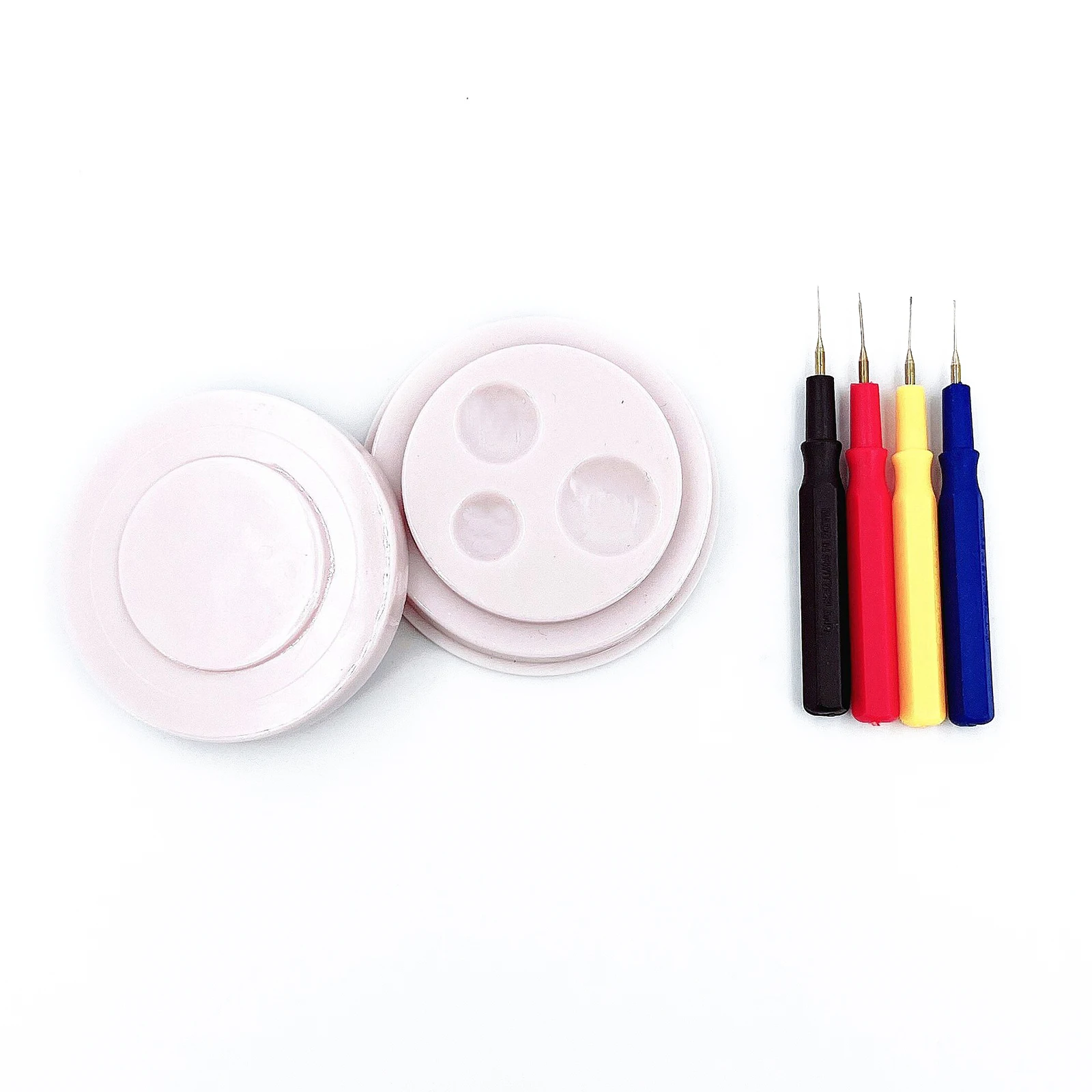 Kit de sortimento de lubrificador de relógio, incluindo 1 copo de óleo, 4 pinos de caneta de óleo, ferramenta de lubrificantes de aplicação de óleo, kit de ferramentas de manutenção de relógio