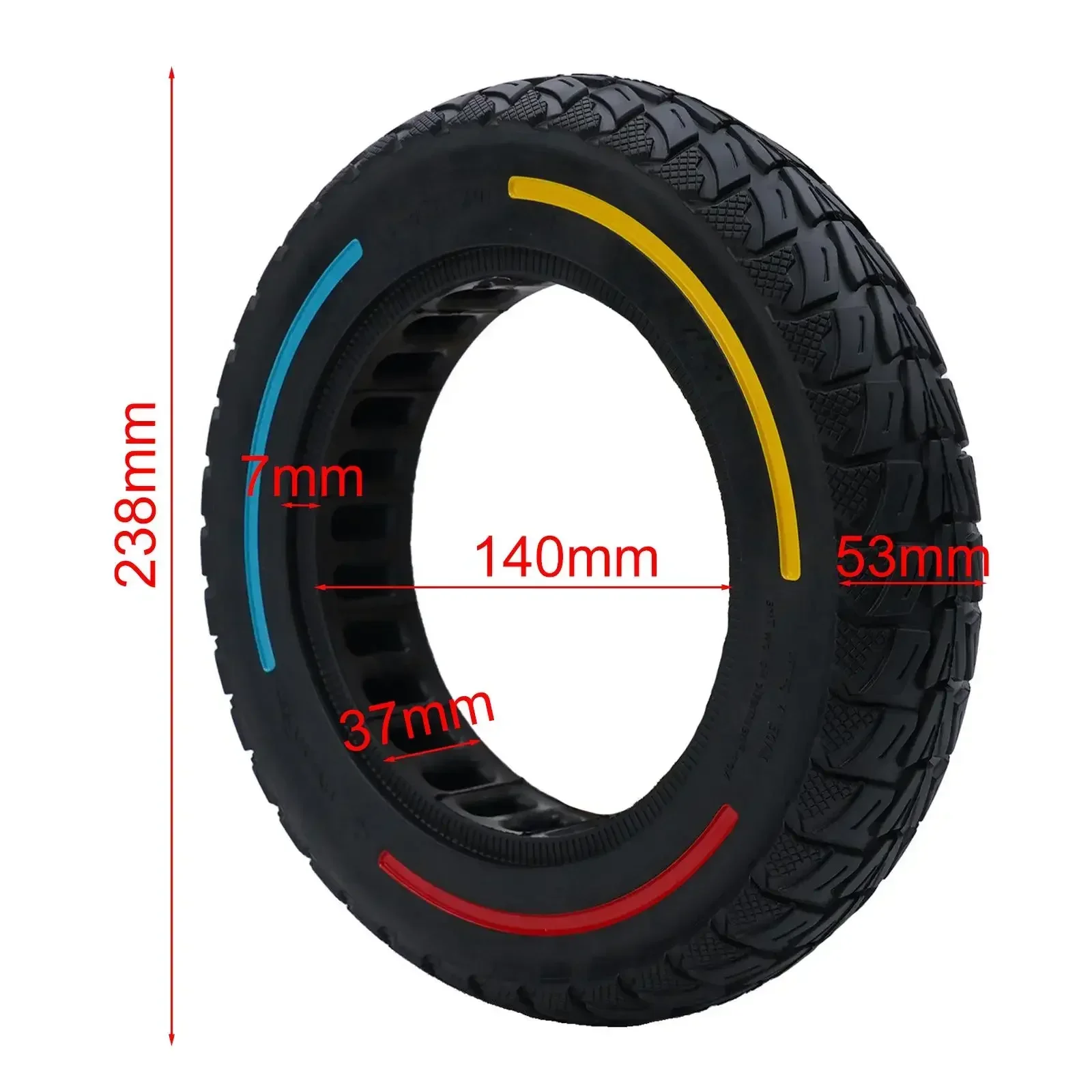 Scooter Tire Solid Tire M4/M4 PRO Rubber Solid Tyre 10*2.125-6.1 10inch 10x2.125-6.1 Electric Scooter Sporting Goods