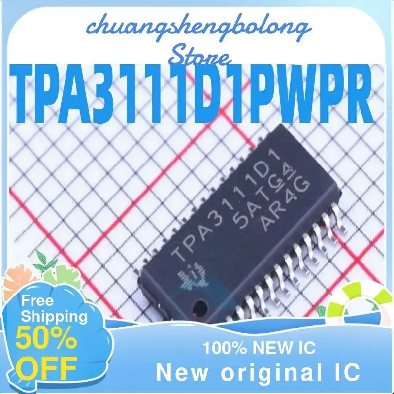 10PCS TPA3111D1PWPR TPA3111D1 TSSOP28 New original IC