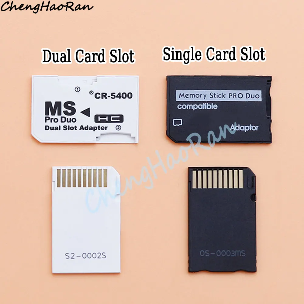 1 قطعة الذاكرة عصا برو الثنائي قارئ بطاقات ل PSP 1000 ل PSP 2000 ل PSP 3000 TF إلى MS بطاقة محول محول أجزاء الملحقات #2