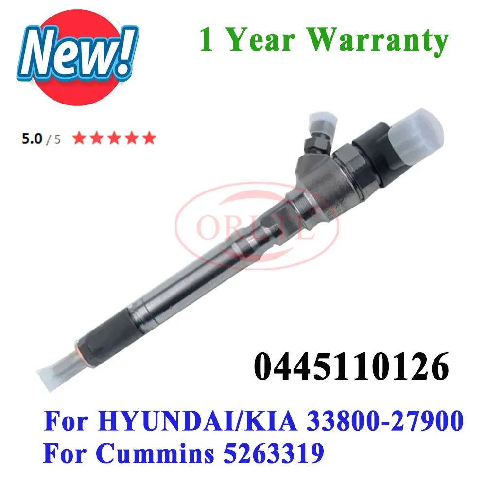 

33800-27900 For Hyundai 0445110126 5263319 Common Rail Injector Assy 0 445 110 126 Diesel Nozzle Assy 0445 110 126