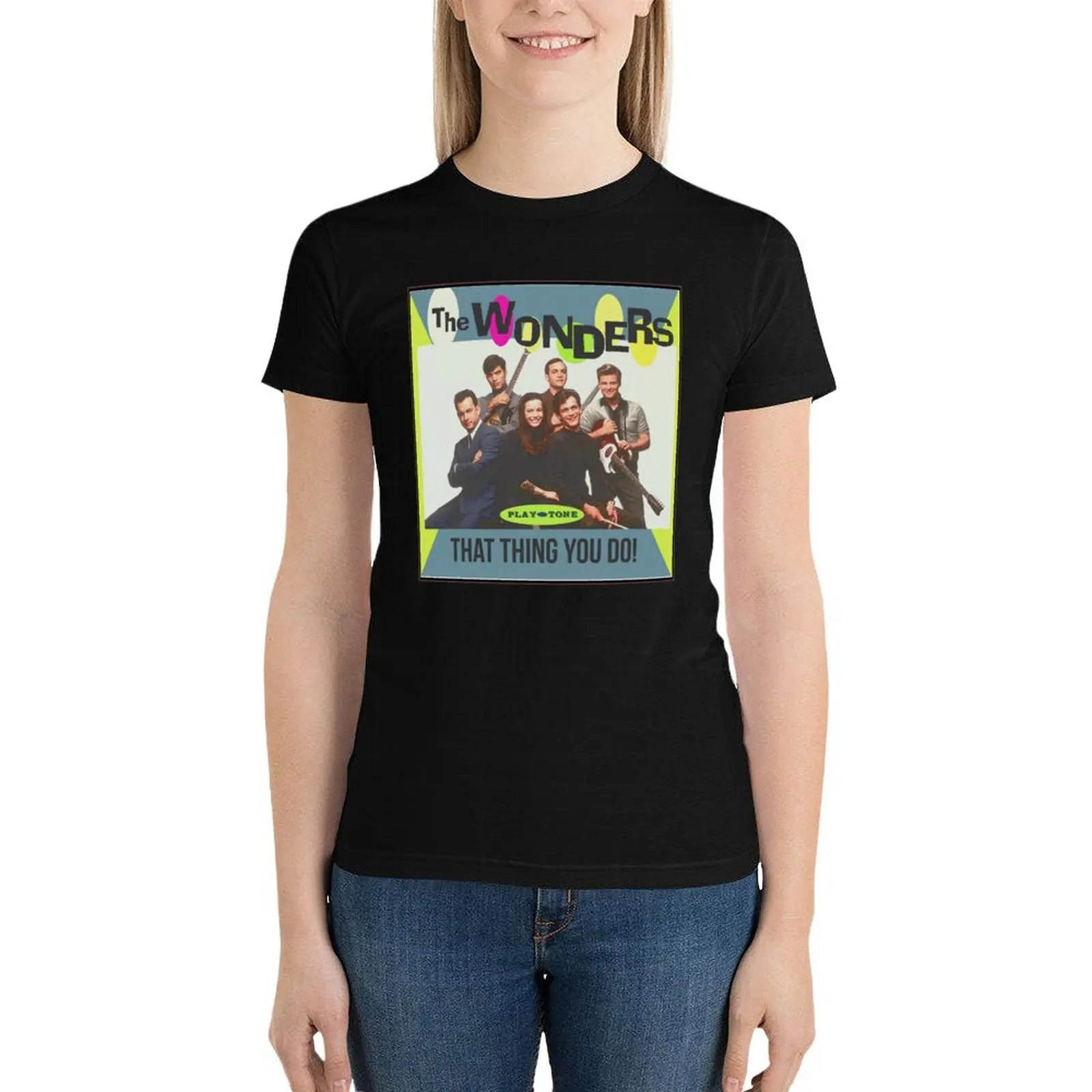 

The Wonders Album Art T-Shirt summer tops shirts graphic tees Aesthetic clothing graphics tshirts for Women