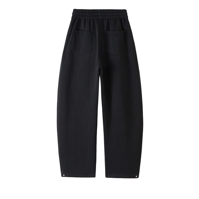 Men's Retro Breathable Printed Oversized Sweatpants With Elastic Waistband And Loose Pattern For Spring And Autumn Casual Pants