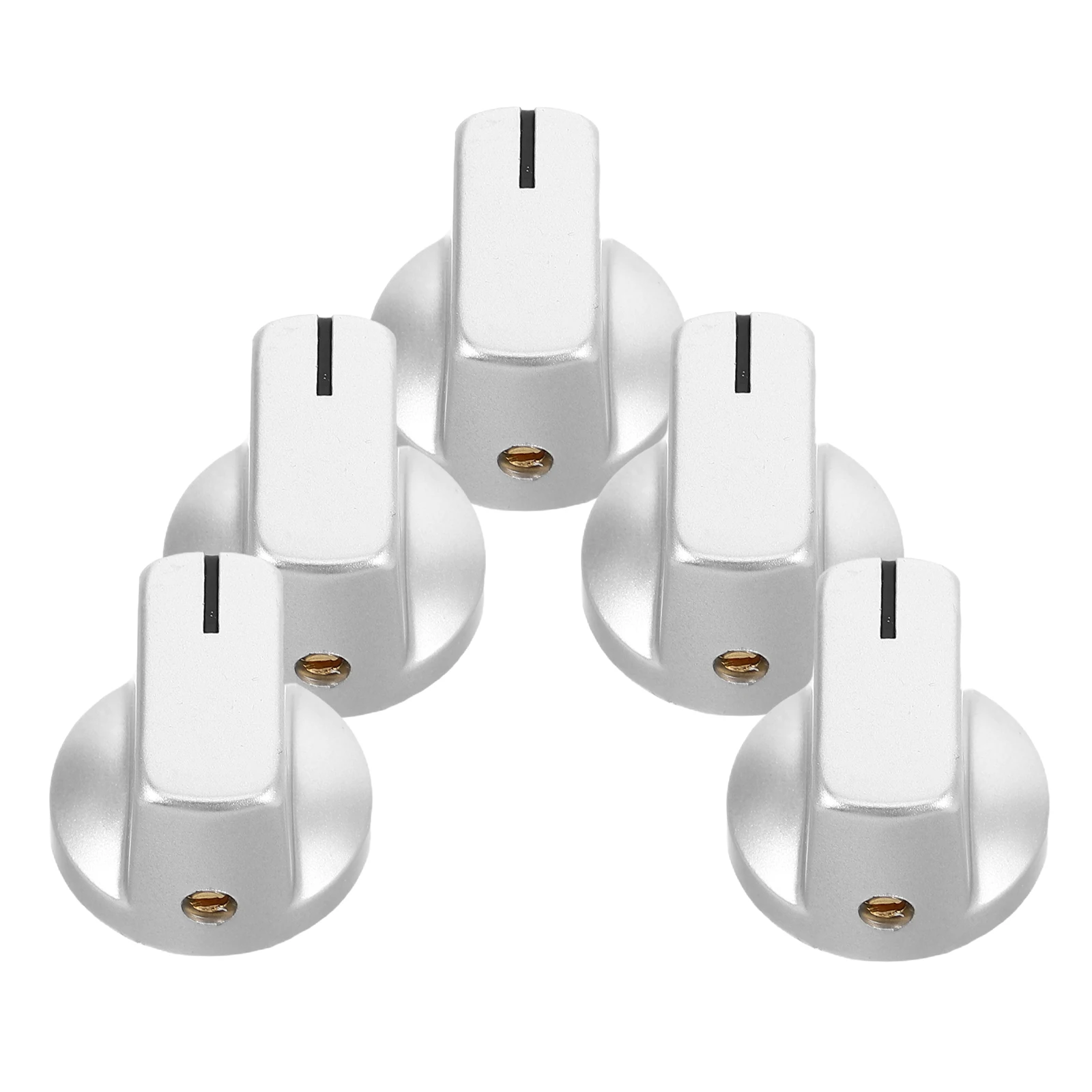 

5Pcs Guitar Potentiometer Knobs Plastic Volume Tone Knobs Precision Control Replacement for Electric Guitar Amplifier Mixer