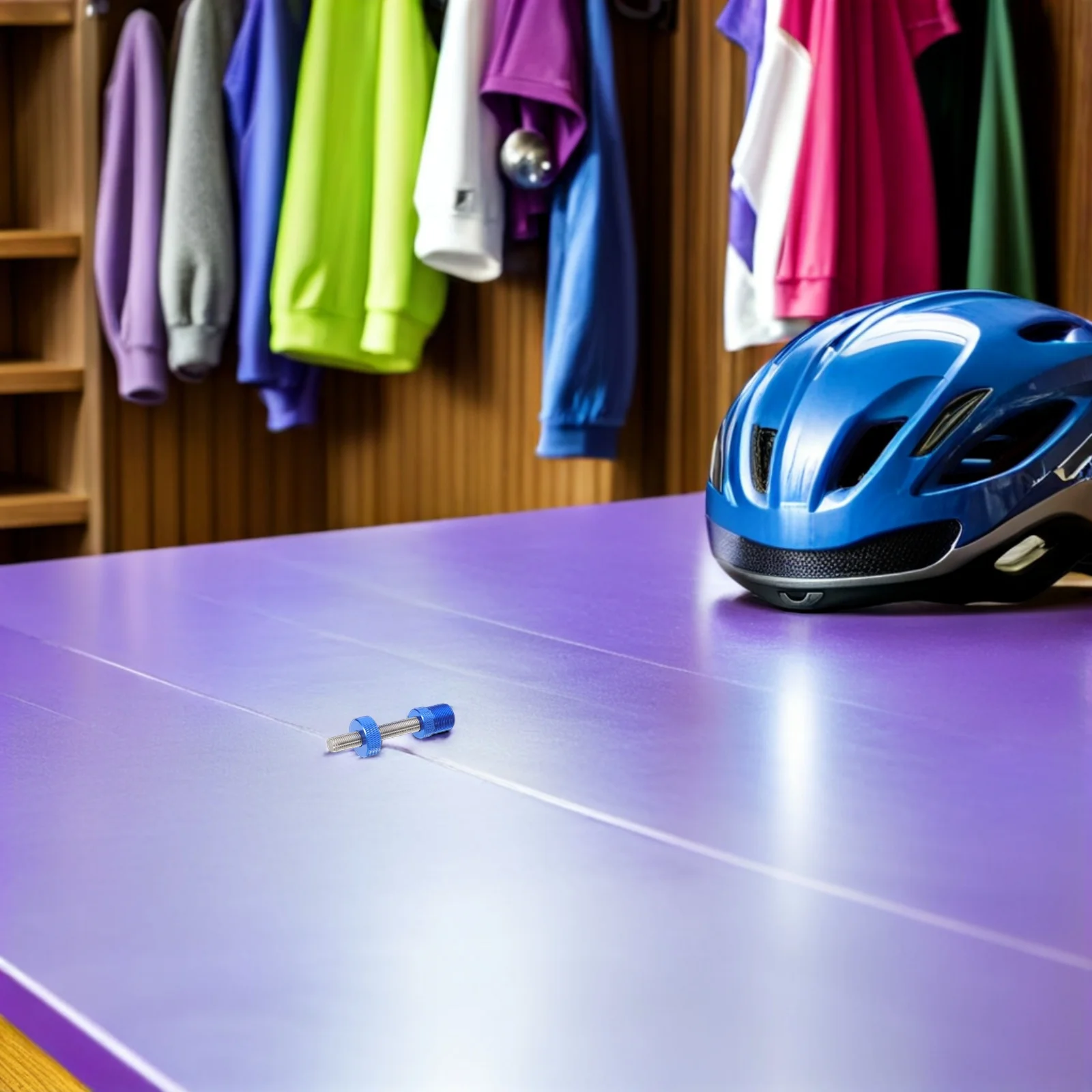 

2Pcs Bottom Bracket Anti-Drop Device Blue M8 Crankset Fixing Rod for Mountain Bikes High-Strength Steel Waterproof Screws Square