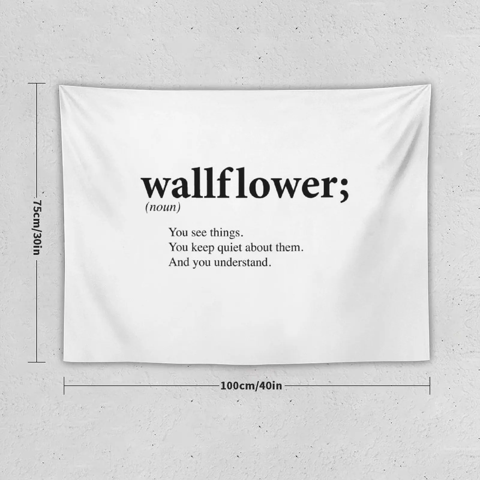 Wallflower Tapestry Tapete For The Wall Decoration Bedroom Tapestry