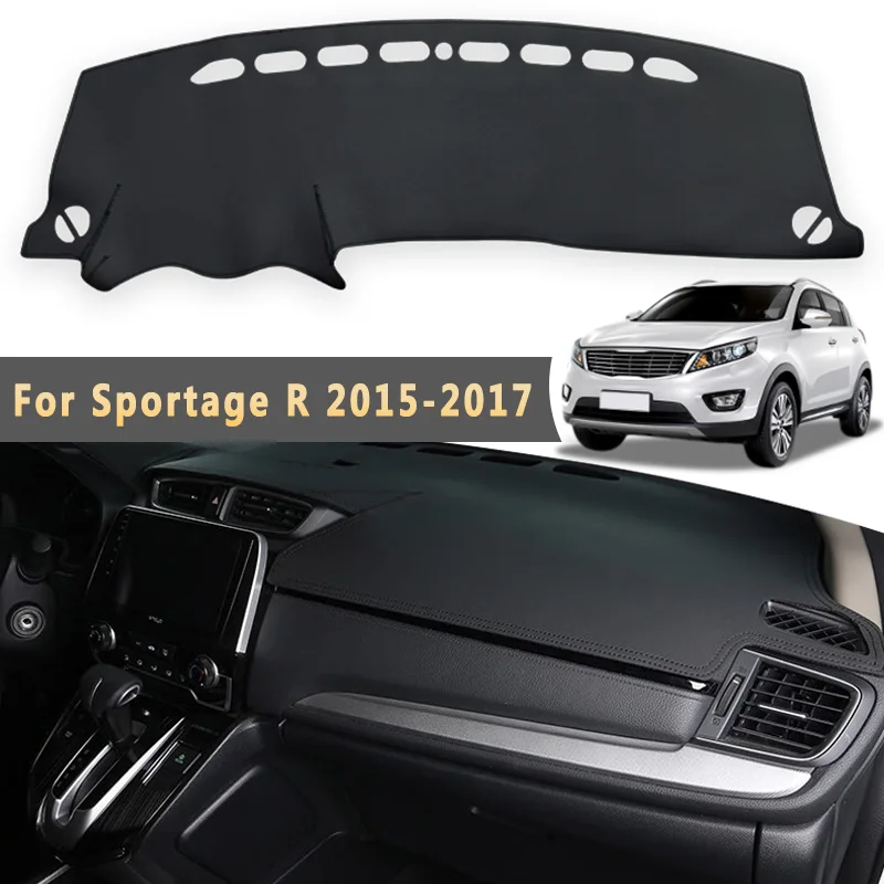 Car Dashboard Cover For Kia Sportage R 2017 2016 2015 2014 2013 2012 2011 Auto Mats Sun Shade Instrume Panel Accessories