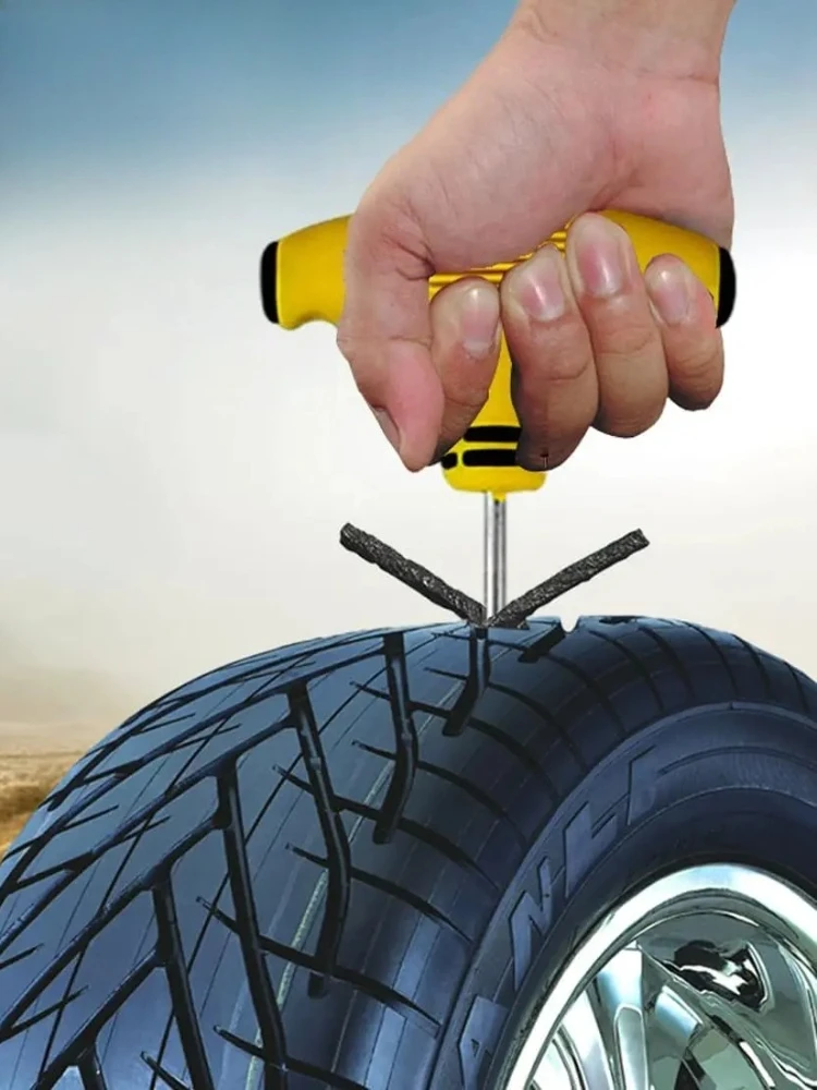 AliExpress NONE Rubber Quick Recovery Glue Strip Tyre Tools for Bike 10-50Pcs Puncture Repair Kit Car Tires Motorcycle CarTubeless RepairSealant