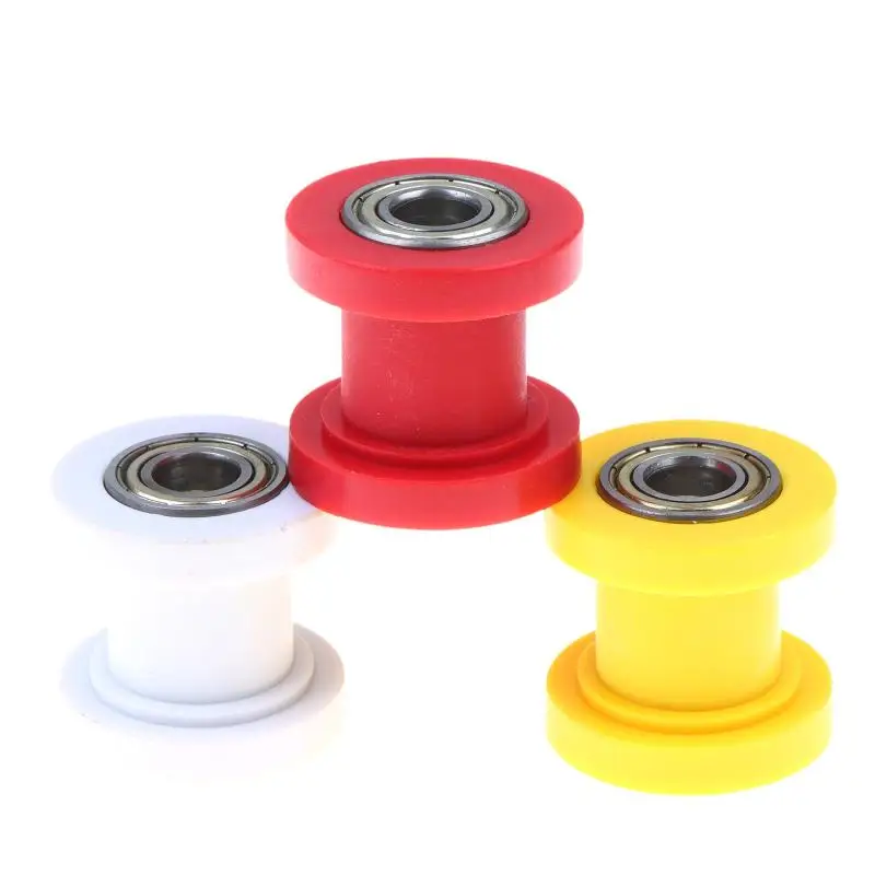 2Pcs Chain Guide Tensioner Pulley 8MM 10MM for Motorcycle Motocross Stable Transmission Off Road Riding Upgrade