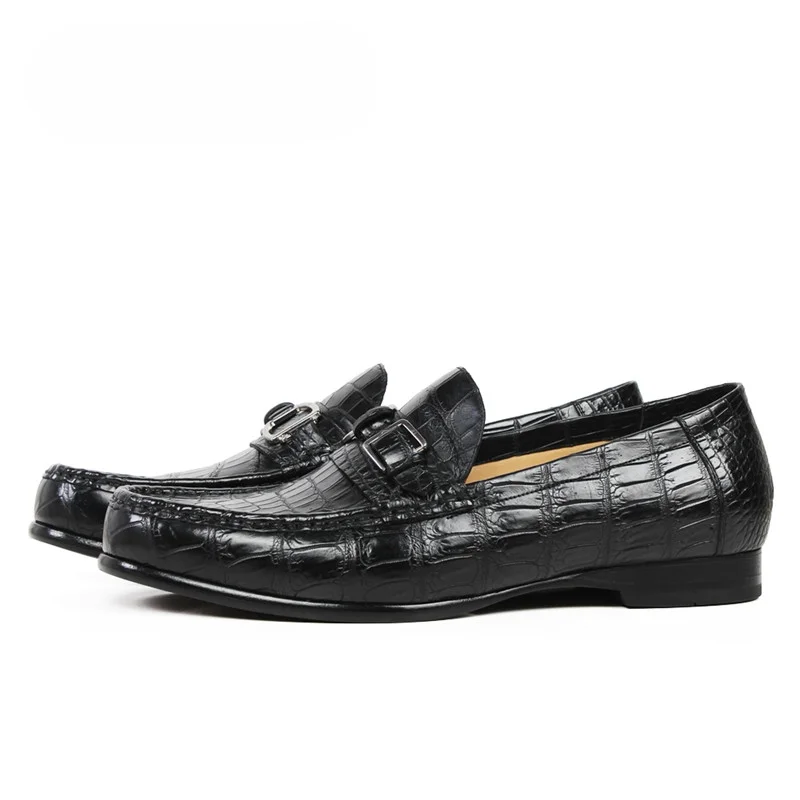 

Crocodile Leather Shoes Shoe Adult Men No None Stitching Yes Men's Dress Shoes Man Dress Shoes At a Loss