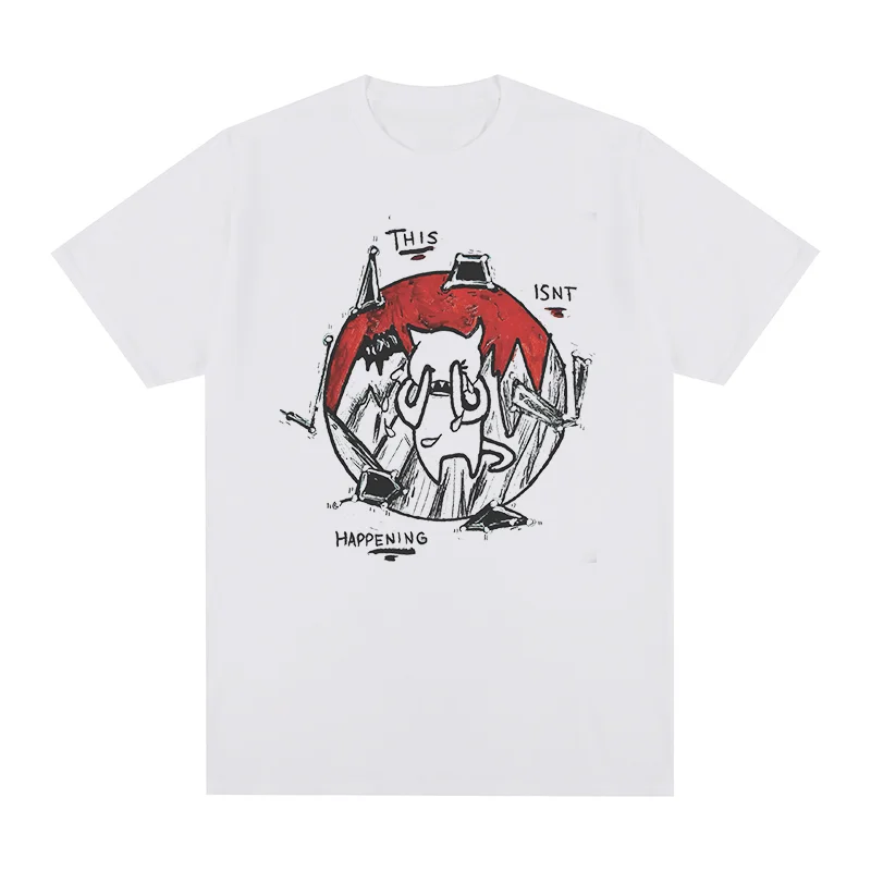 Radiohead هذا لا يحدث تي شيرت تقليدي روك باند القطن الرجال تي شيرت جديد تي شيرت المرأة بلايز