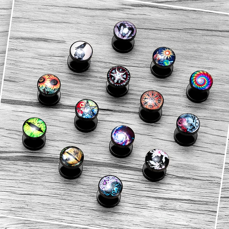 Earrings Retro Ethnic Round Ca - Men'S Ethnic Fashion Trends review and price