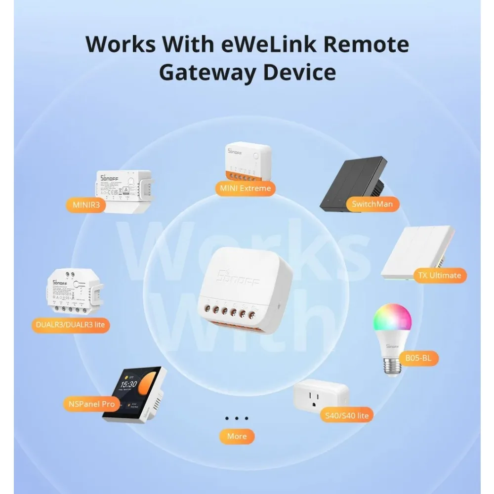 SONOFF Extreme Switch Mate with Battery Local Control Mechanical Switch Support EWeLink Remote Control Via MINIR4
