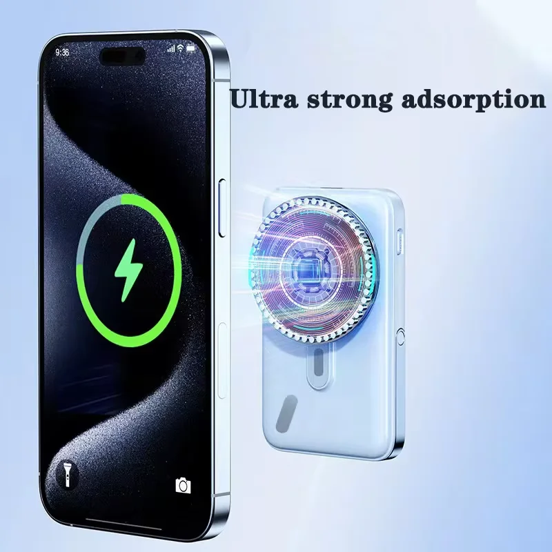 PURFIELD 10000mAh 22.5W PD Magnetic Wireless Power Bank Fast Charging Portable Charger for iPhone 17 Pro Max 16 Pro Smartphones
