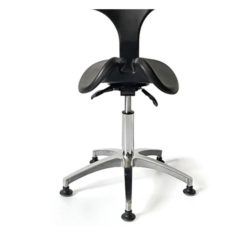 

Aluminum Alloy Black Color Medical Electric Dentist Economic Chair Dental Saddle Seat Assistant Stool For Clinic