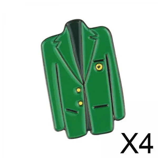 

Набор из 4 маркеров для мячей для гольфа Green Jacket: креативный инструмент для тренировок по гольфу