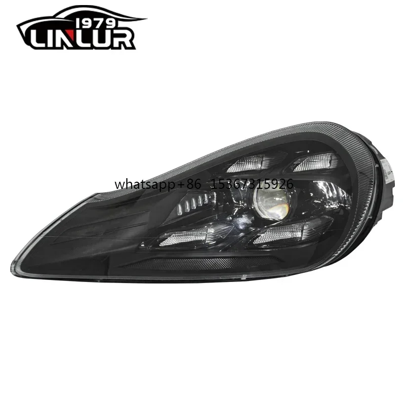 

[1979ll] 2009 2007 2008 2010 957 headlight upgrade to 2023 PDLS Matrix style LED headlights for Porsche Cayenne s 957 9pa