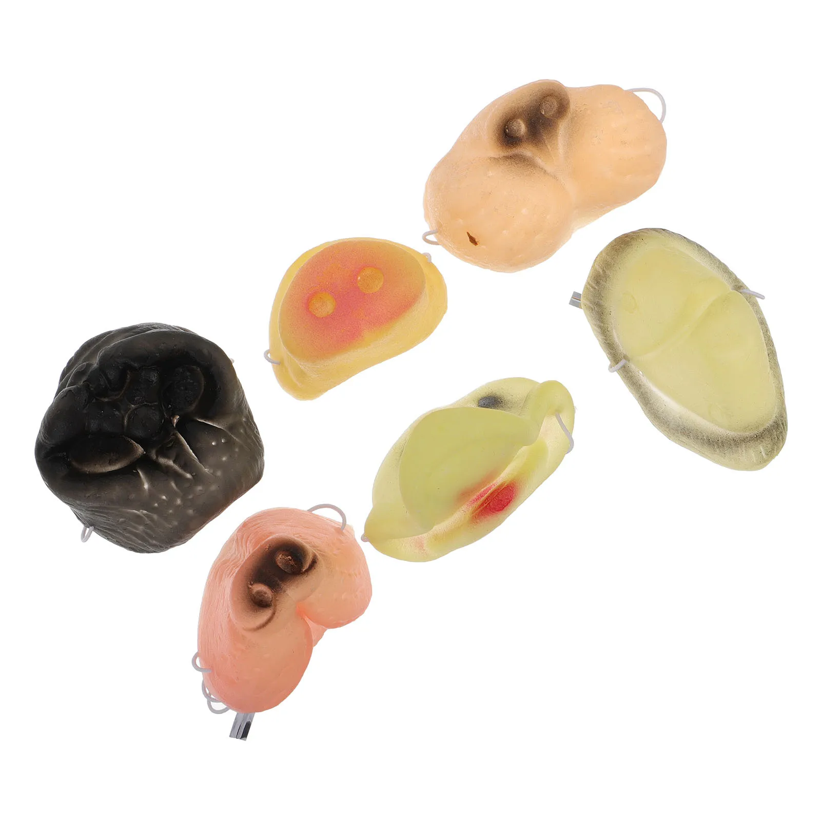 6 個のハロウィンマスク子供用動物マスク面白い鼻子供パーティーコスチュームアクセサリー