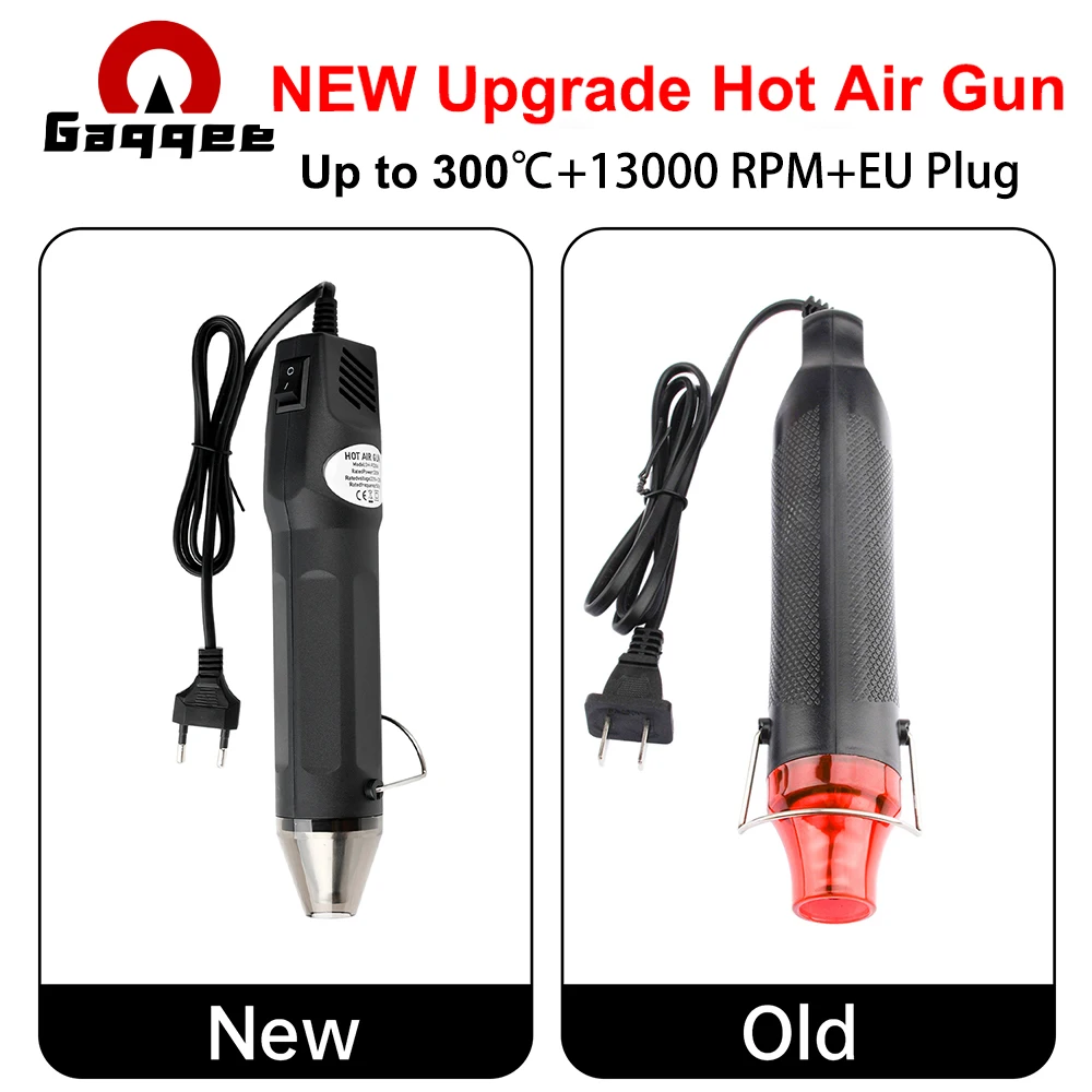 

300W AC 220V Hot Air Gun Mobile Phone Repair Tool High Temperature Resistance DIY Crafts Electric Power Welding EU Plug
