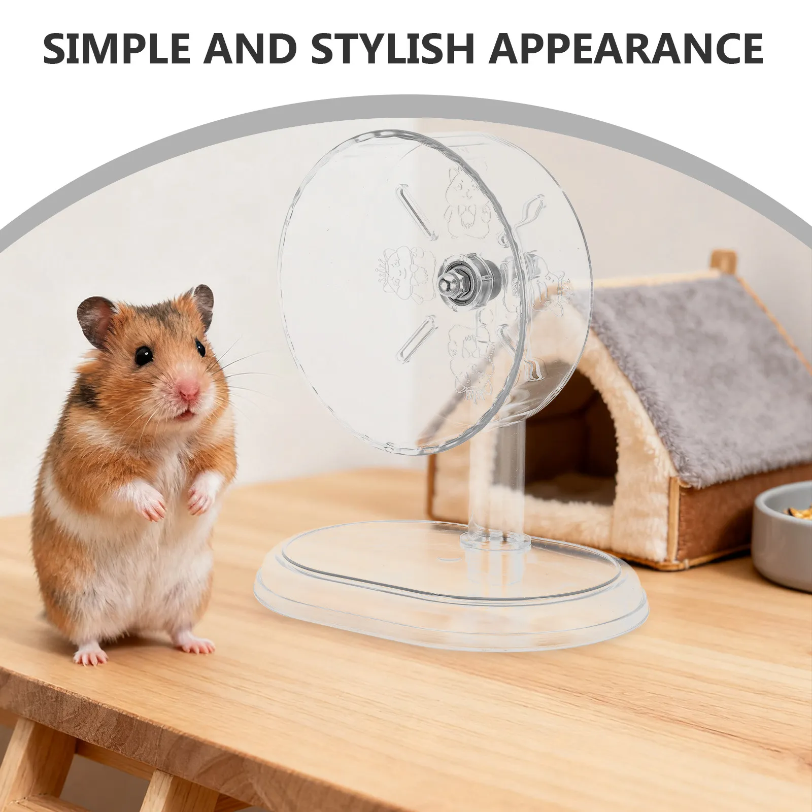 Picture 6: 15Cm Silent Hamster Exercise Wheel Stand Quiet Spinner for Gerbils Mice Small Animals Cage Accessories Hamster Toys