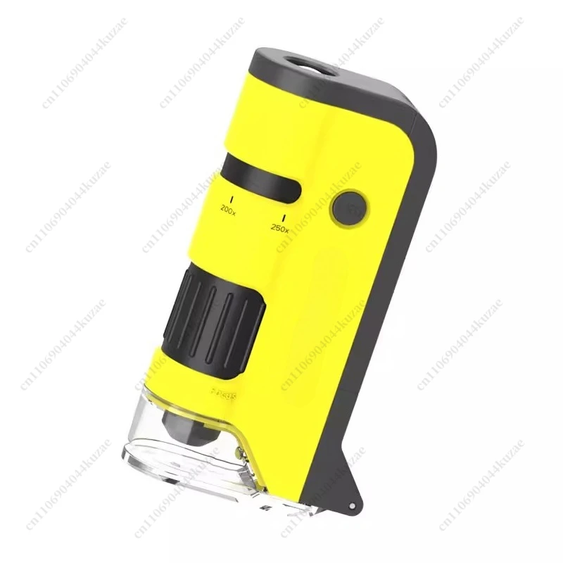 

Портативный ручной микроскоп с увеличением 100-250X, подарок для детей, для биологических наблюдений и исследований