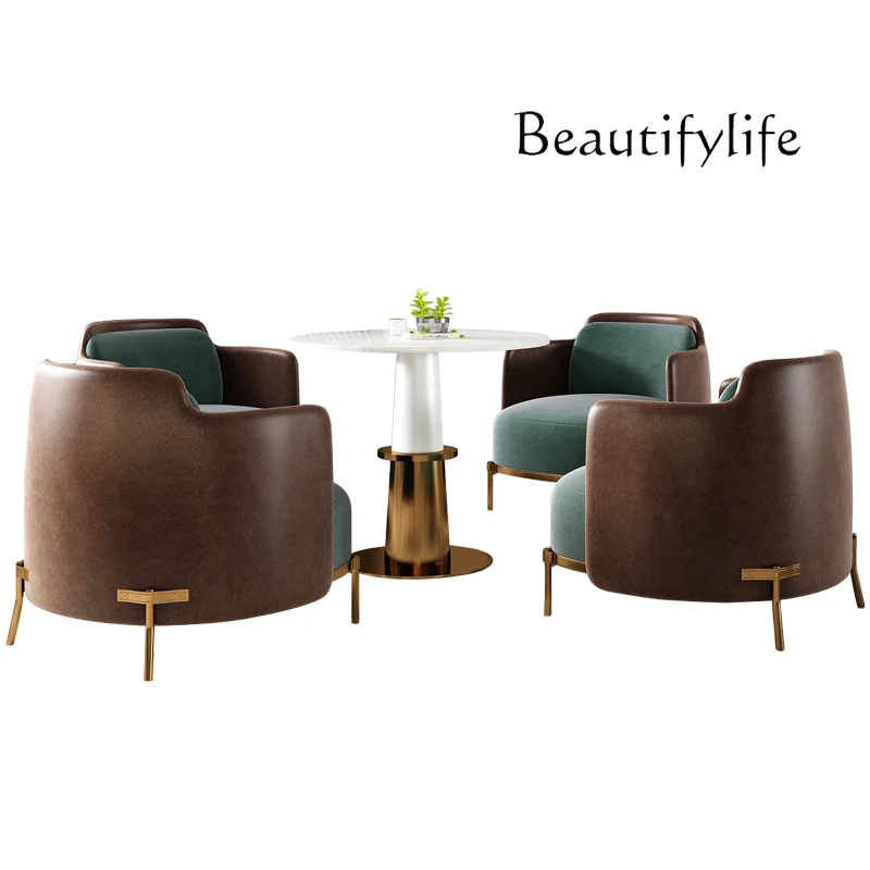 

Деловой диван для салона красоты, зона отдыха в квартире, Интернета, кофе, больница, кожаная ткань, Роскошный телефон