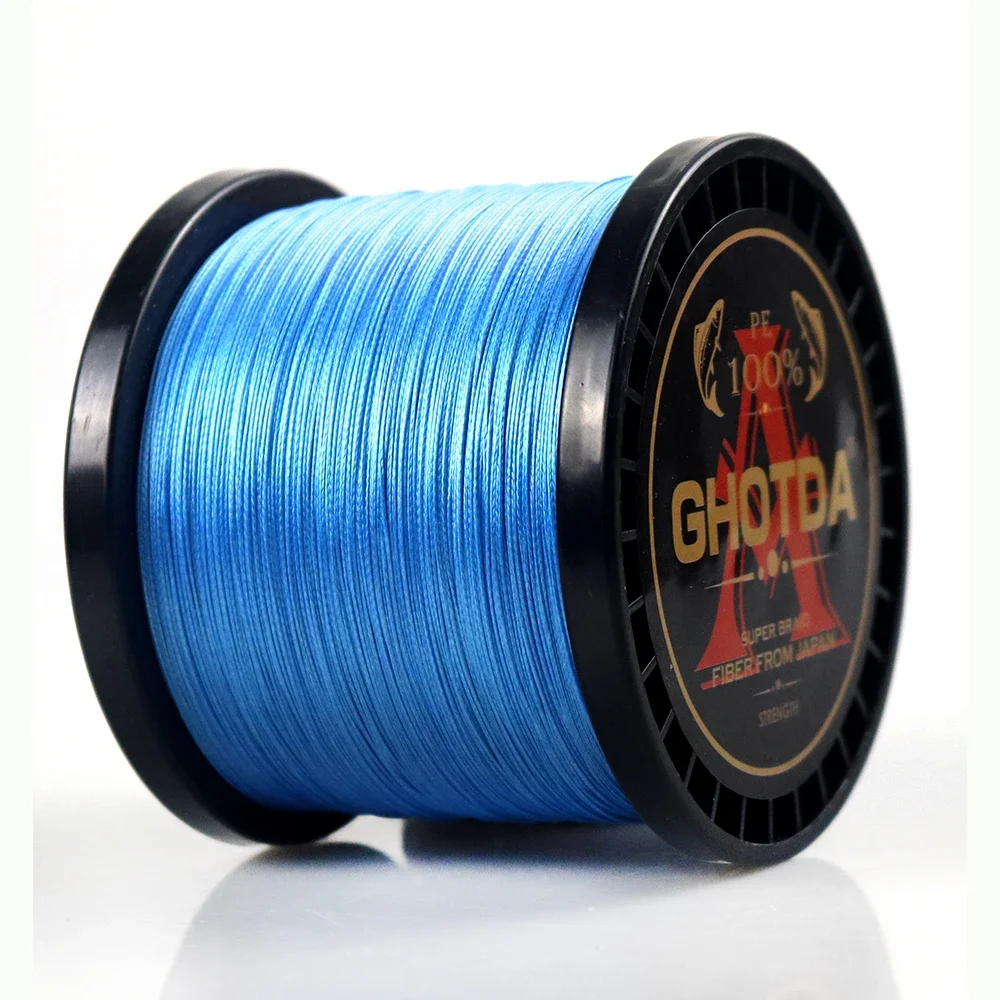GHOTDA 8 Strands 1000M 500M 300M PE Braided Fishing Line 0.14-0.50mm 18-78lb Saltwater Fishing Weave Super Strong 8 Braid