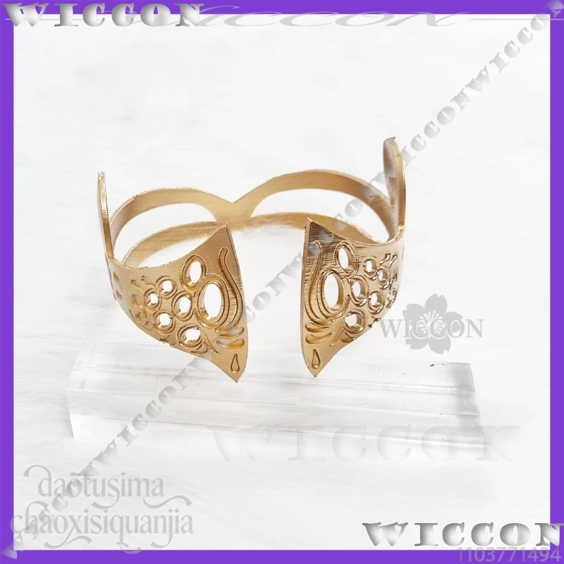 

Game Devil 4 Cryy Cosplay Kyrie 3D Polylactic Acid Crown Prop 코스프레 Golden Headpiece Vintage Headwear Halloween Navidad Carnaval