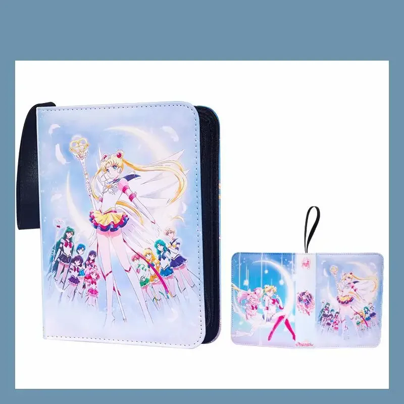 Sailor Moon Tsukino Usagi Sailor Saturn Self Made Anime Game Character Classic Series Collection Zipper Loose Leaf Card Book Toy