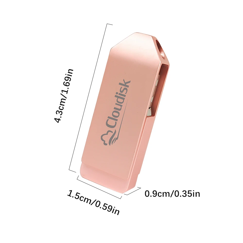 Cloudk-Unidad Flash USB 2,0 para ordenador portátil, Pendrive pequeño de 1GB, 2GB, 4GB, 8GB, 16GB, 32GB, 64GB, 128GB, 128MB, 256MB, 512MB