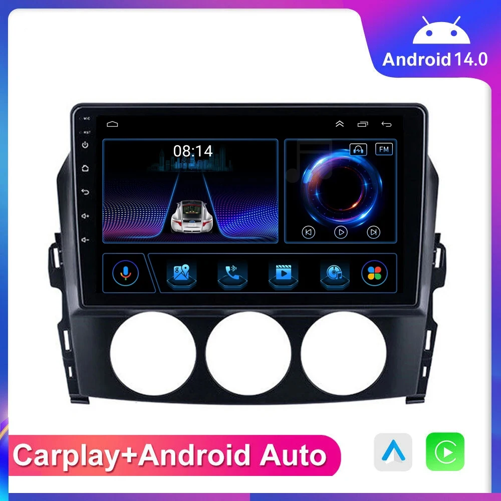 

9"INCH Car radio For Mazda MX-5 MX5 MX5 2009 2010 2011 -2015 Android 14.0 Car system GPS Navigation WiFi DSP Carpaly 4G BT 5.0